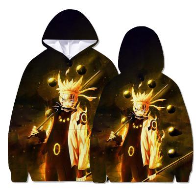 China New Style Anti-wrinkle Unisex 3D Print Color Block Sweatshirt Sweatshirt Printed Anime Narutoes Hoodie for sale