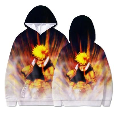 China Anti-wrinkle Wholesales Printing Graphic Plus Size Men's Custom Anime 3D Narutoes Hoodies for sale