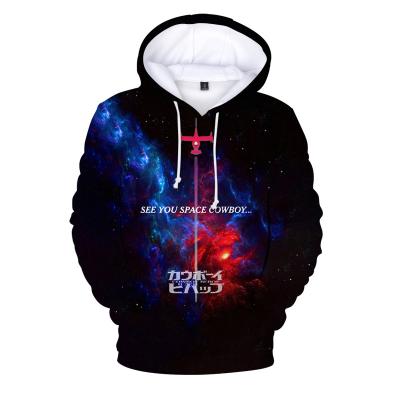 China Good Quality Anti-wrinkle 3D Hoodies All Over Print Cowboy Bebop Pullover For Men Graphic for sale