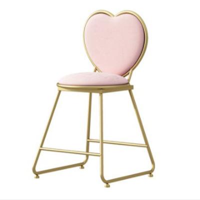 China Mordern New Design Luxury Pink Gold Metal Stainless Steel Fabric Banquet Wedding Dining Chairs For Event for sale