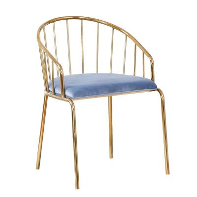 China New Mordern Design Chair Hotel Furniture Gold Wedding Banquet Metal Dining Chair for sale