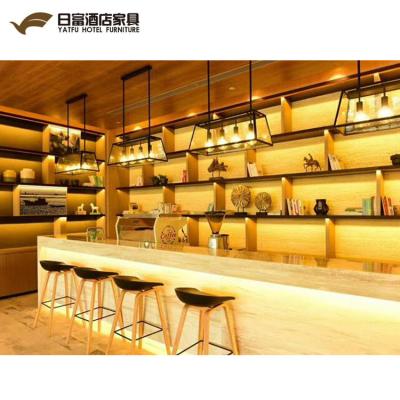 China Modern Modern Hotel Lounge Bar Counter Furniture Design for sale