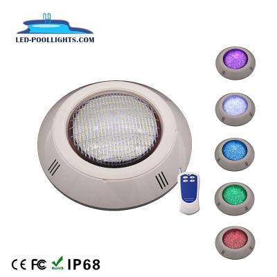 China Garden IP68 12V Remote Control LED Backwater Lamp 18W/24W/35W Wall Mounted Led Swimming Pool Light for sale