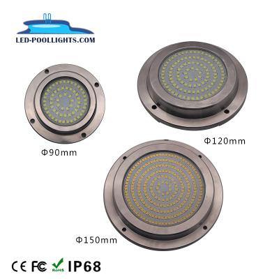 China Garden Led Under Water Pool Lights IP68 Led Boat Lighting 8W 12v Underwater Marine Light for sale