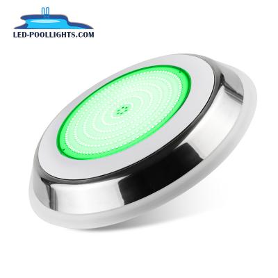 China IP68 LANDSCAPE 30W Swimming Pool Remote Control RGB Led Light For Swimming Pool 316 Stainless Steel LED Underwater Light for sale