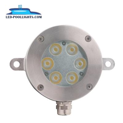 China IP68 18W 12V 24V RGB LED Pool Fountain Light 6W 18W Outdoor Underwater LED Light CE Rohs for sale