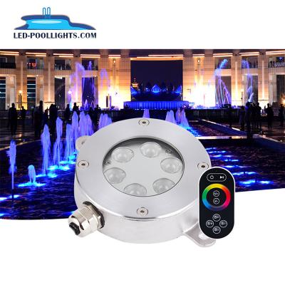 China Swimming Pool Huaxia High Quality Color Changing 18W Bottom LED Water Fountain Light for sale