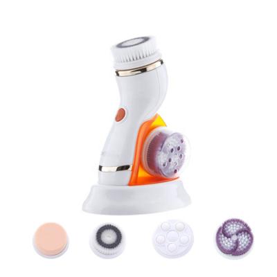 China Hot Selling Portable DEEP CLEANSING Sonic Facial Cleansing Brush Waterproof Electric Face Cleansing Brush for sale