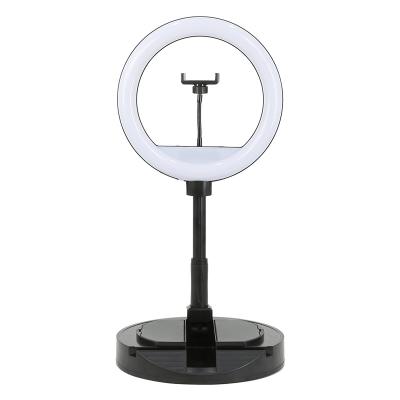 China 12 inch PORTABLE RGB Ring Light with Foldable Stand and Phone Holder and Flexible Leg for Makeup Live Streaming Selfie Photography for sale