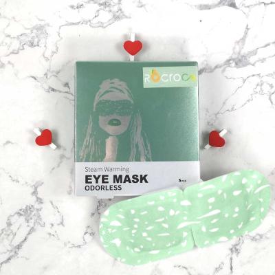 China Anti-Wrinkle Self Disposable Heating Compress Sleep Steamer Hot Spa Eye Patch Masks for sale