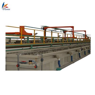 China acid zinc plating equipment/acid zinc plating line/acid barrel plating line for sale