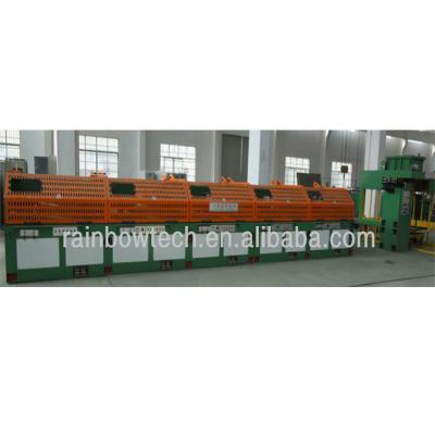 China Automatic Steel Wire Drawing Machine Vertical 1 Year Warranty Straight Line Te koop