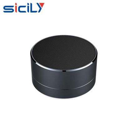 China Wireless Mini Audio Stereo Portable Indoor Outdoor Outdoor Speaker Aluminum Material Hands Free for sale