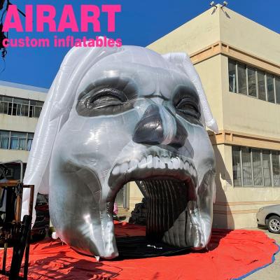 China Halloween Inflatable Skeleton Giant Inflatable Skull / Skeleton Balloon For Advertising for sale