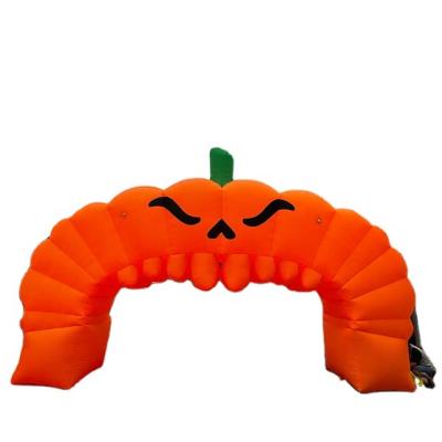 China Party Decoration Giant Inflatable Halloween Pumpkin Arch For Halloween for sale