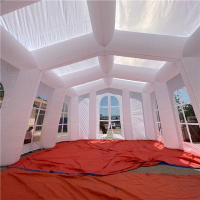 China Inflatable White Inflatable Igloo Tent Promotion Marquee Turtle Tilt Shift Tent Wedding Factory Made For Wedding for sale