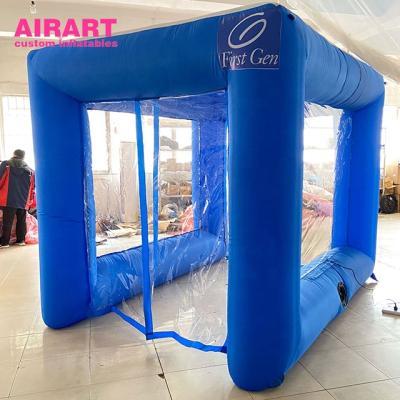 China Party Inflatable Event Vehicle Thermometry Disinfection Channel Decoration Inflatable Disinfection Channel for sale