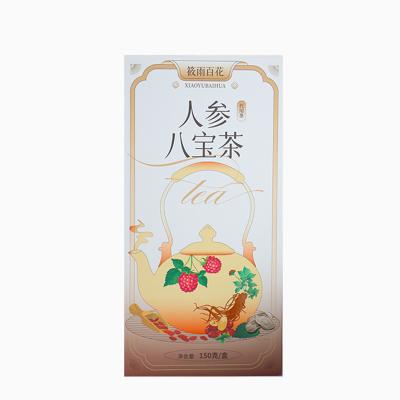 China The body of a strongman OEM light rain ginseng eight treasure tea man tea for sale