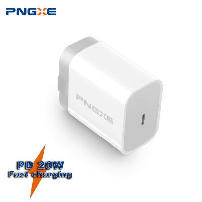 China PD Mobile Phone PONXE USB C Fast Charger 18W/20W Type C Chargers Wall Home Fast Chargers For Iphone Mobile Phone for sale