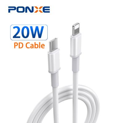 China PONXE Player Charger 6A/3A Usb C 20W Palladium Data Cable Fast Type-C MP3/MP4 Type-C USB Fast Charging Cables For Android i Phone for sale