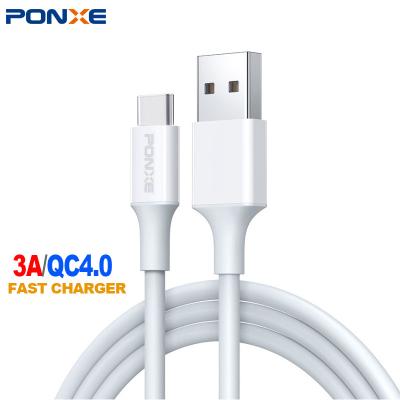 China MP3/MP4 type c usb charger cable 5a super fast type c player PONXE fast cable for Huawei Android mobile phone for sale