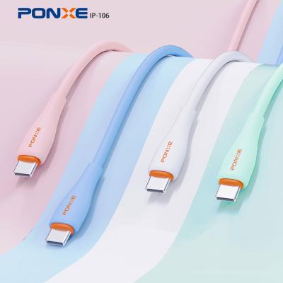 China MP3/MP4 PD Player PONXE 20W PD Type Super Charger 3A Usb C Cable Fast Charging Data Cable For Mobile Phone for sale