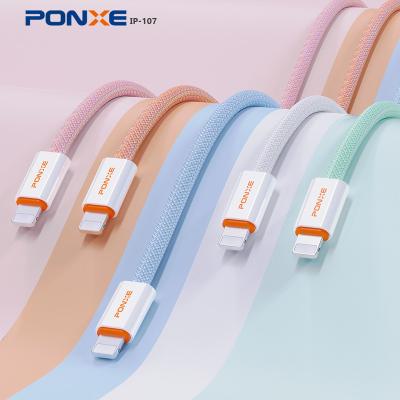 China MP3/MP4 Type C Player PONXE OEM PD Cable 20W Fast Charger USB C Cables Fast Charging Cable For Iphone for sale