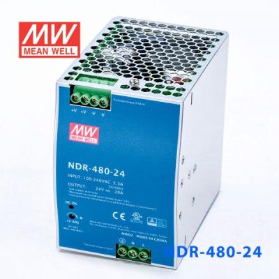 China Metal Shell NDR-480-24 AC-DC 24V 480W DIN RAIL INDUSTRIAL ORIGINAL ORIGINAL GOOD SWITCHING POWER SUPPLY 3 Year Warranty for sale