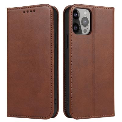 China Genuine Wallet Flip Cover Leather Case PU Back Cover Mobile Phone Case Soft Leather Shockproof Cell Phone Protector Case for sale