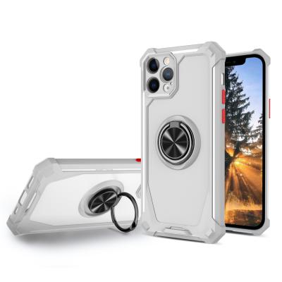 China Magnetic Metal Ring Holder Phone Case 360 ​​Car Shockproof Mount For oppo a54 pro max phone case iphone 8plus 13 phone case back cover for sale