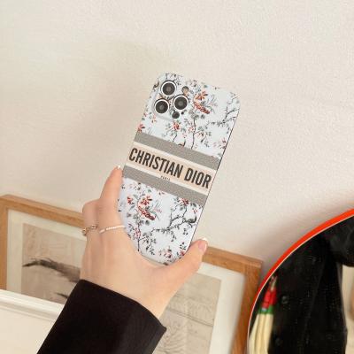 China Personality design shockproof luxurious drop shipping case international silicone flower brand tide soft phone case for Iphone 12 pro max for sale