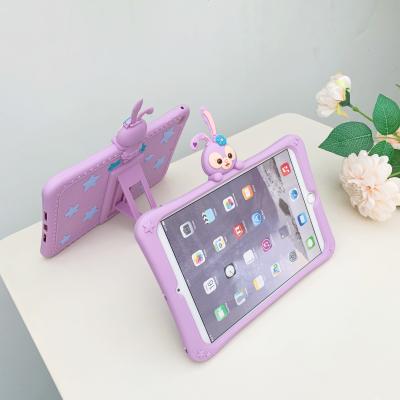 China 3d Cartoon Design Shockproof Cute Cartoon Cat Paw Soft Silicon Tablet Case Wiggle Toy Cover For Ipad 1/2/3/4/5 mini case 6 for sale