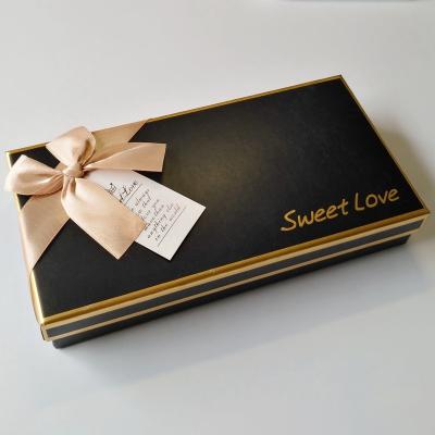 China Handmade Custom Design Chocolate Box Paper Cardboard Gift Box With Printing And Logo for sale