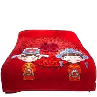 China Anti-Static Kuwait Blanket Fleece Knitted Blankets Customize Turkish Luxury Winter Raschel Flannel Blanket for sale