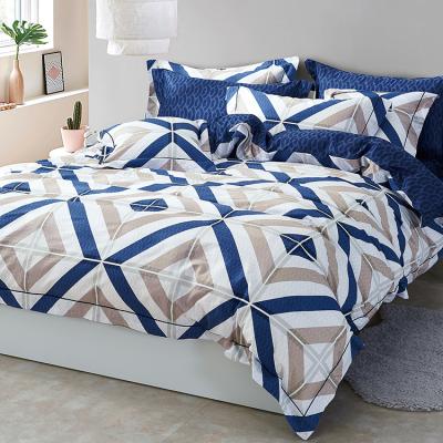 China Warm reactive printed natural 3d 100% cotton bedding set for sale