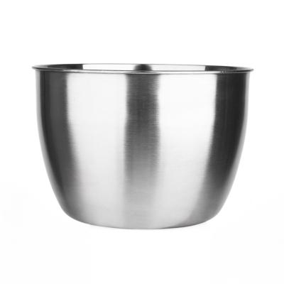 China Sustainable high quality silver universal stainless steel bowl mixing on sale for sale