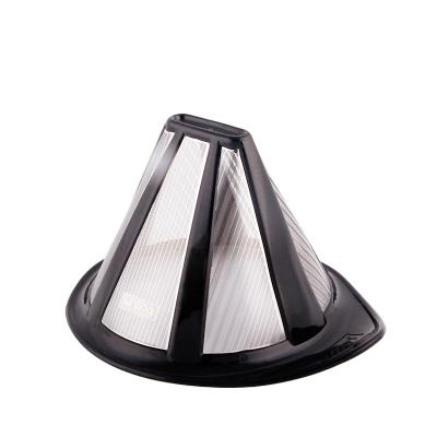 China Sustainable Silver Stainless Steel Coffee Filter / Drip Device For Coffee Maker Accessories for sale