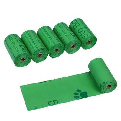 China Sustainable Compostable Biodegradable Dog Poop Bag Plant Based Customized Leak Proof for sale