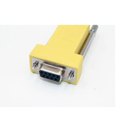 China Data Transsion DISAER DB9 RS232 Female To Network Adapter RJ45 Connector For Ethernet for sale