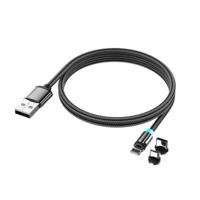 China Mobile Phone Interface 3in1 Fast Charging USB Magnetic Cable For Mobile Phone for sale