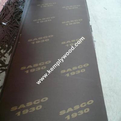 China One time hot press whole piece core black and brown film faced plywood for sale, shuttering film faced plywood for sale