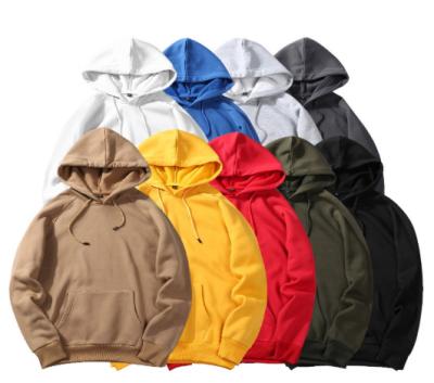 China FS2163 High Quality Custom Cotton Plain Hoodies Pullover FS2163 Blank Sweatshirt Sports Wear Men's Oversized Pullover for sale