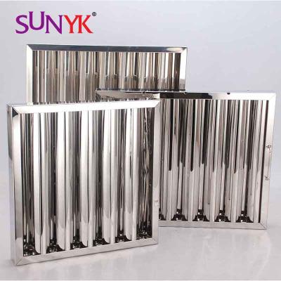 China 430# SS Hood Grease Baffle Filter European Style Commerical Kitchen Range for sale