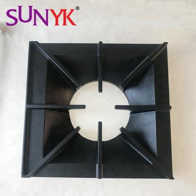 China Commercial Kitchen Commercial Kitchen Accessories Enamel Cast Iron Work Burner Pan Support for sale