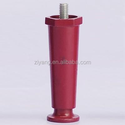 China Hot Sales Traditional Red Paint Adjustable Legs For Cabinet / Furniture Foot Table for sale