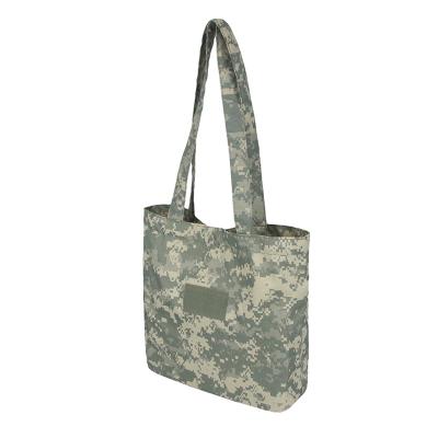 China Handled In Custom High Quality Nylon Open Top Pattern Nylon High Quality US Army Camouflage Women's Sale Men's Tactical Camouflage Tote Bag for sale