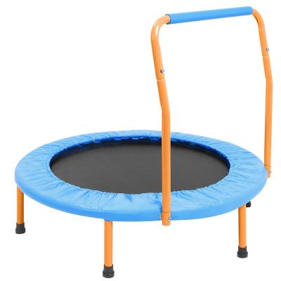 China Without Mini Fitness Trampoline Net Protector With Handle For Kids Adults Play Exercise Jumping Sports for sale