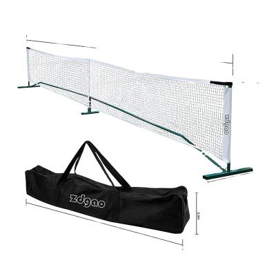 China Lightweight Customized 22 FEET Portable Pickleball Practice Net Set System With Carry Bag for sale