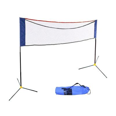 China Durable Foldable Height Adjustable Tennis Net Set Equipment With Pole Holder And Carry Bag Outdoor Garden Beach Sports for sale