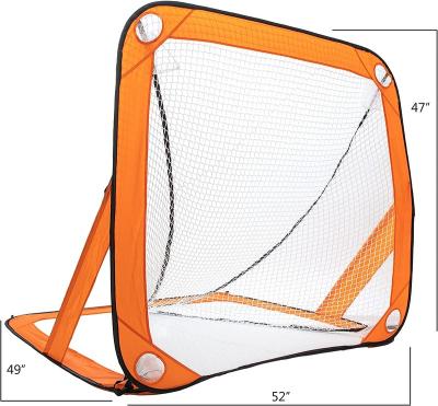 China High Quality Portable Net High Quality Lacrosse Net Out Door Ice Hockey Goel Net Custom Wholesale Logo Stainless Steel Pipe Soccer Traning for sale